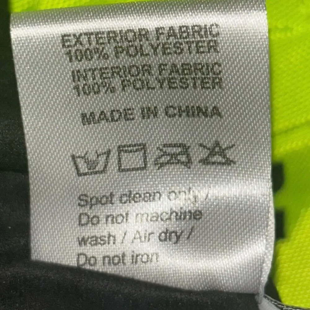 NWOT CURE by WCC “Toxic Arc”  Florescent Yellow Backpack